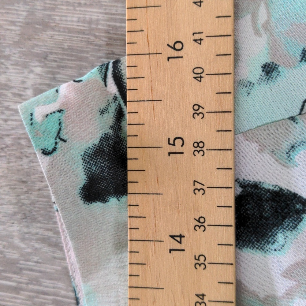 Ricki's Foral A-Line Skirt Women's Size 10 Lined Back Zip Mini Cottagecore - Picture 8 of 9